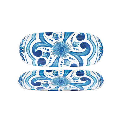 Blues Vassoio Rettangolare in Melamina 39,5x16,5 cm 2 Pezzi