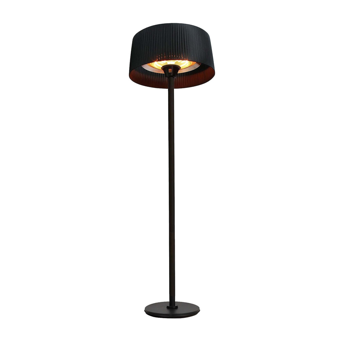 Lampada Riscaldante Alogena a Infrarossi Modern Nera 3 Intensità 2000 W