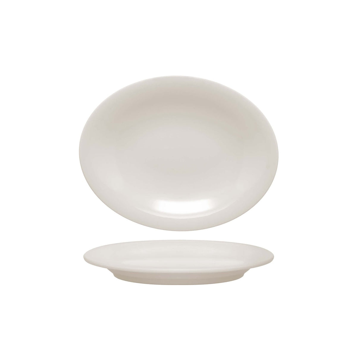 Gural Paris Vassoio Ovale New Bone China 21x16,5 cm 6 Pezzi