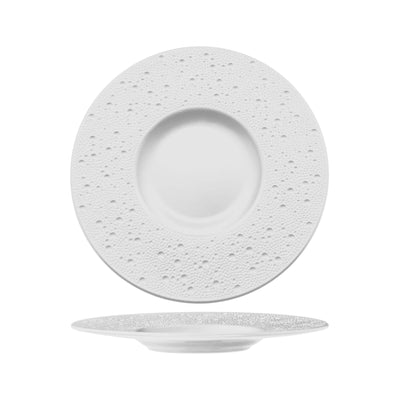 Gural Moon Piatto Piano Gourmet New Bone China Bianco 22 cm 12 Pezzi