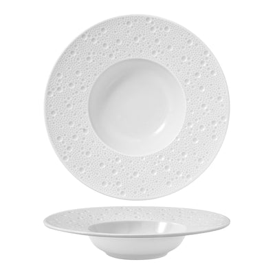 Gural Moon Piatto Pasta Gourmet New Bone China Bianco 27 cm 6 Pezzi