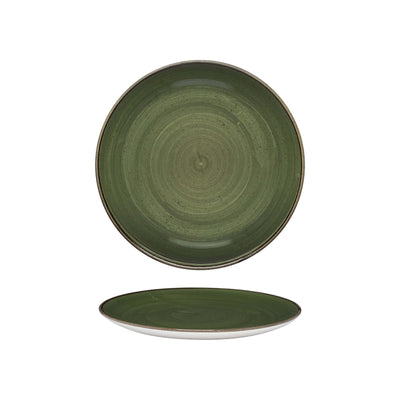 Churchill Stonecast Sorrel Green Piatto Piano 26 cm 12 Pezzi
