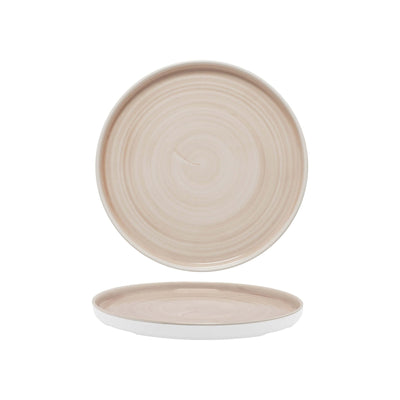 Churchill Stonecast Canvas Coral Piatto Piano Impilabile 27,5 cm 6 Pezzi