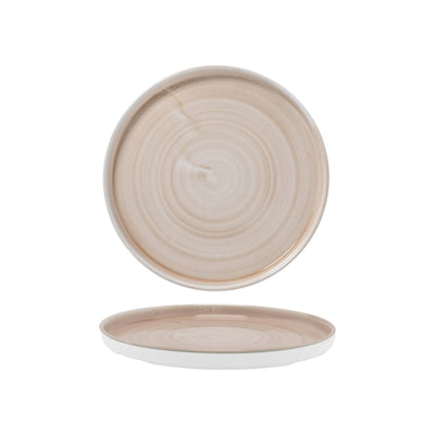 Churchill Stonecast Canvas Coral Piatto Piano Impilabile 15,7 cm 6 Pezzi