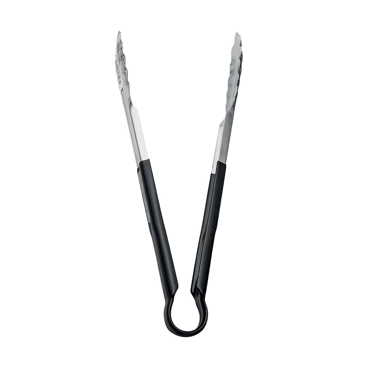 Pinza per Grill Inox con Manico Nero 30 cm