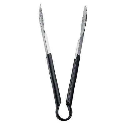 Pinza per Grill Inox con Manico Nero 40 cm