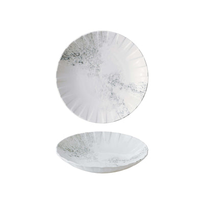 Churchill Alchemy Abstract Smoke Grey Piatto Fondo Fine China 27,1 cm 6 Pezzi