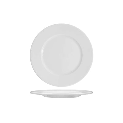 Ade Piatto Pane in Porcellana Bianca 17 cm 12 Pezzi