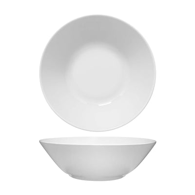 Ade Insalatiera in Porcellana Bianca 23 cm 6 Pezzi
