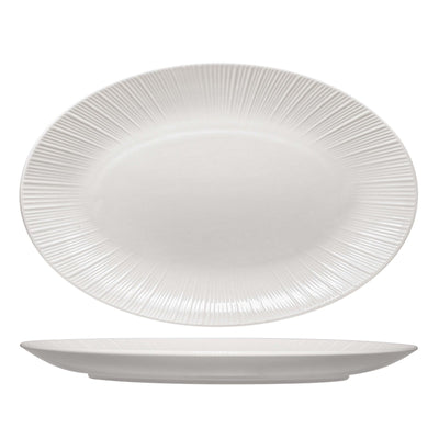 Ultralight Vassoio Ovale in Porcellana al Magnesio 31,2x20,6 cm 4 Pezzi
