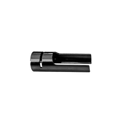 Abert Tube Poggiaposate 2 Posti Placcato Nero 5,5x2 cm 12 Pezzi