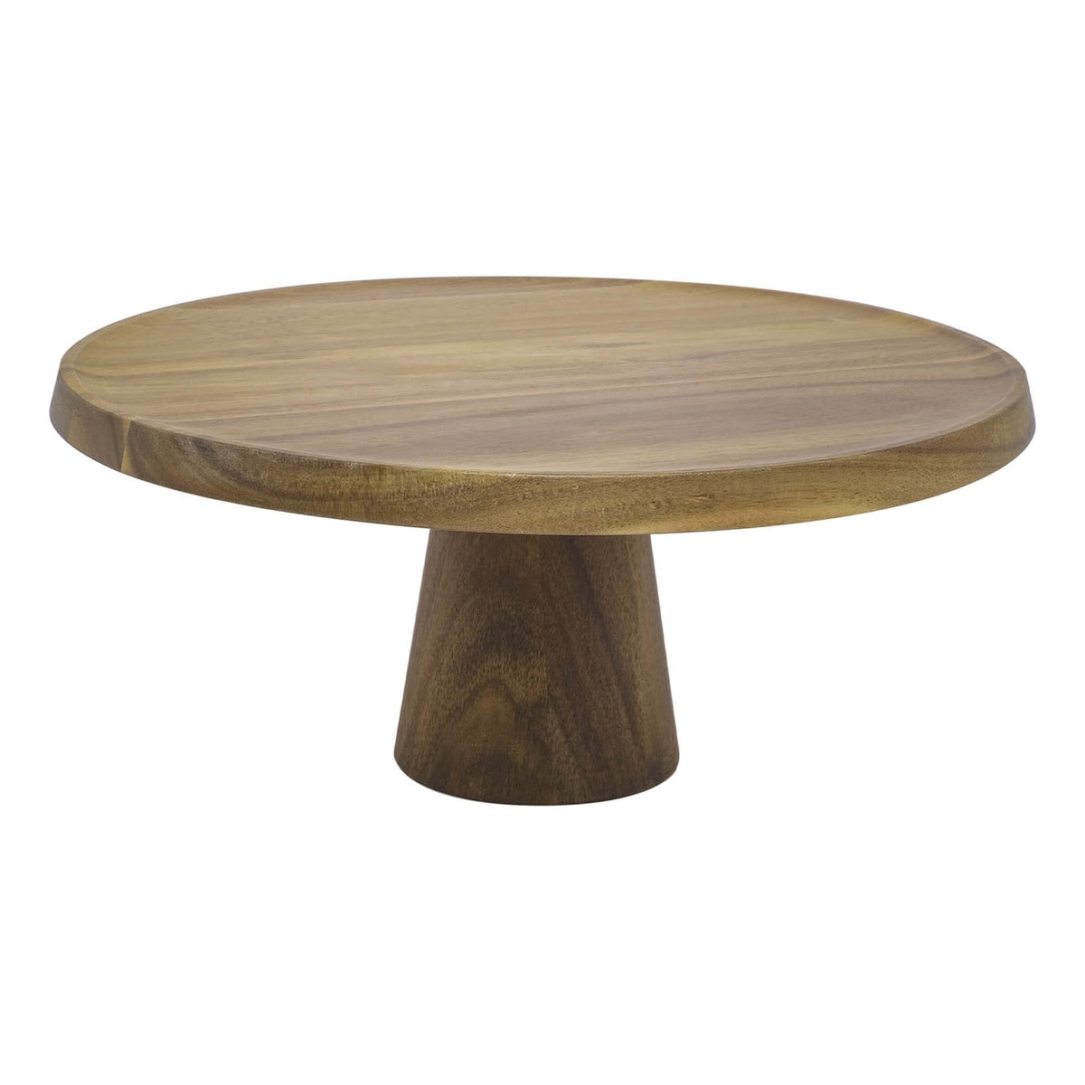Buffet Alzata in Legno di Acacia Ø 35 cm H 15 cm