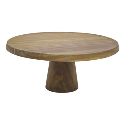 Buffet Alzata in Legno di Acacia Ø 35 cm H 15 cm