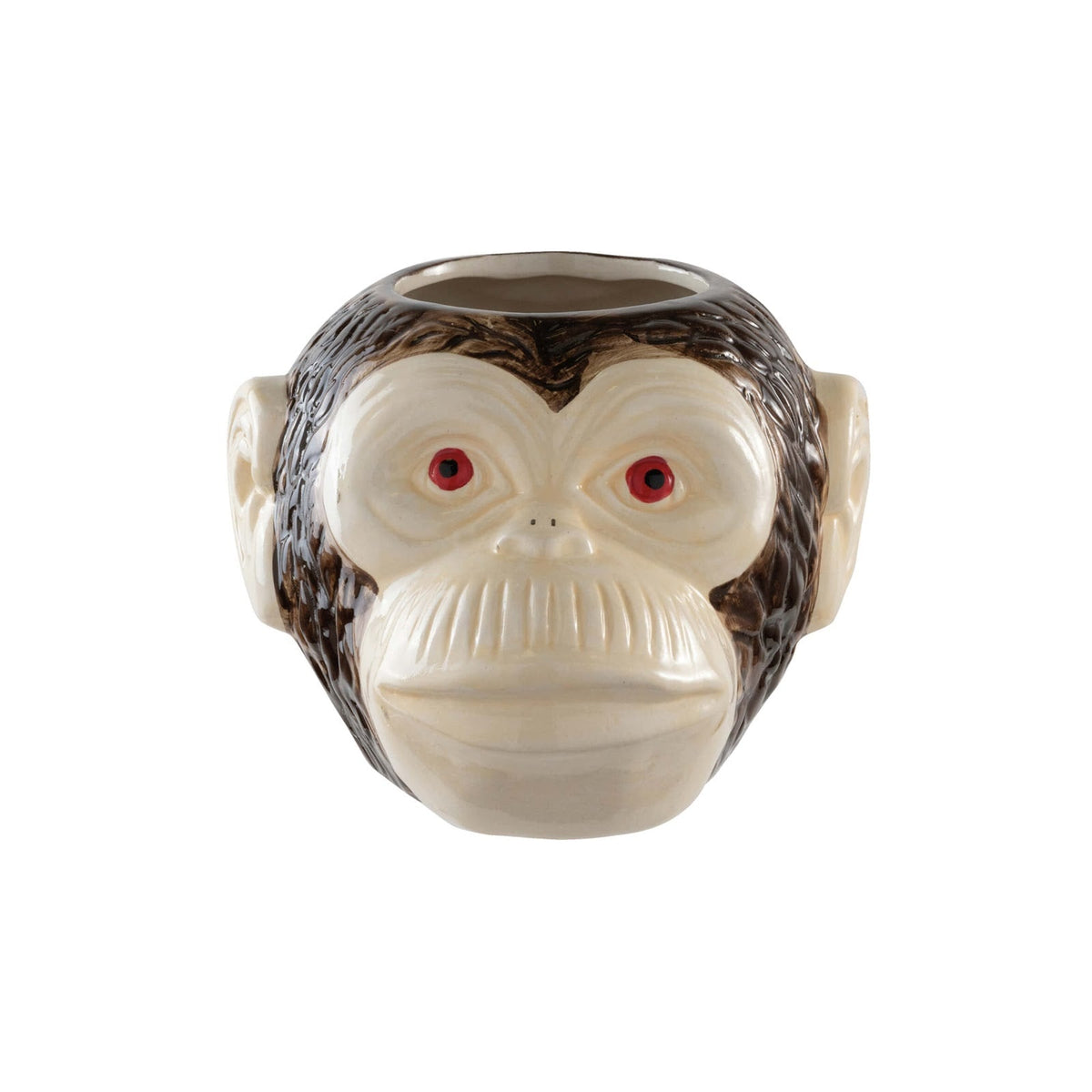 Paderno Tiki Mug Scimmia Bicchiere Ceramica Decorata 70 cl