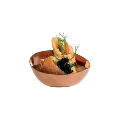 Paderno Pebbles Coppetta Rame Acciaio Inox Placcato 6,5x6 cm Confezione 4 Pezzi