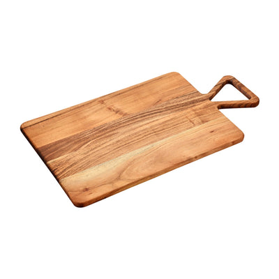 Tagliere in Legno di Acacia con Manico 42x23 cm H 1,7