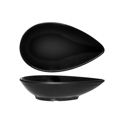Coppa Goccia in Melamina Nera 16x9,6 cm H 3,9