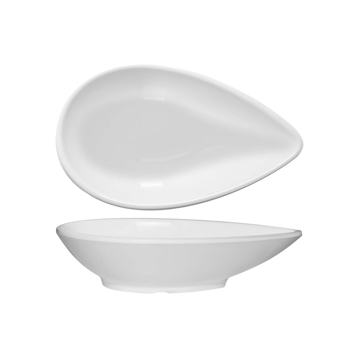 Coppa Goccia in Melamina Bianca 16x9,6 cm H 3,9