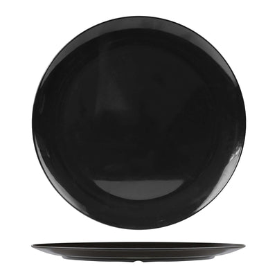 Vassoio Tondo in Melamina Nero 45 cm