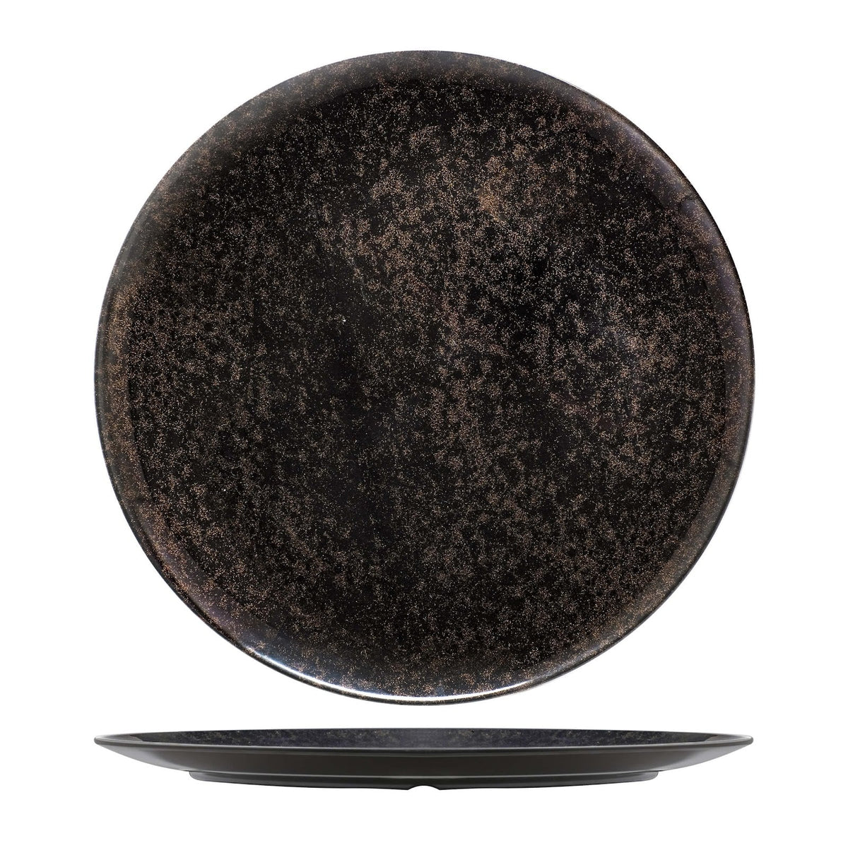 Meteora Gold Vassoio Tondo in Melamina 45 cm