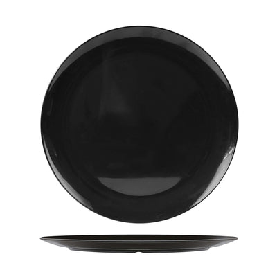 Vassoio Tondo in Melamina Nero 41 cm