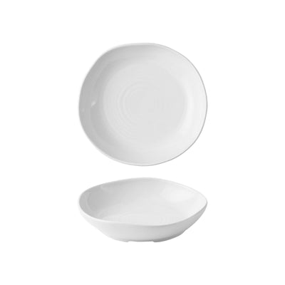Churchill Envisage Natural Piatto Fondo Organic in Ceramica 21,5 cm 6 Pezzi