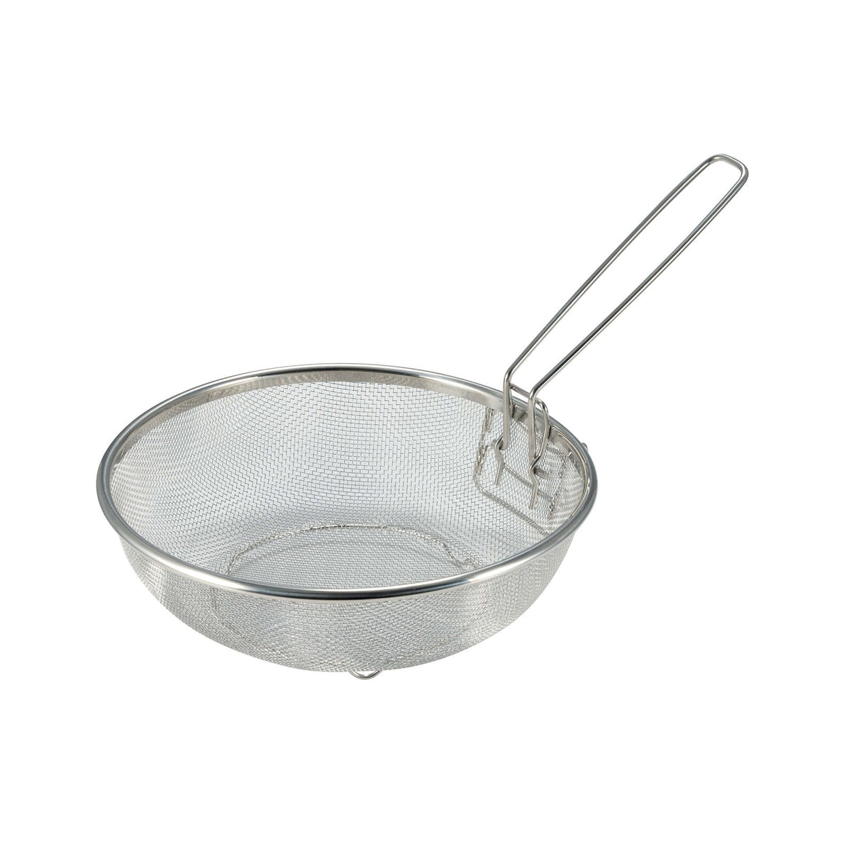ILSA Cestello per Frittura Salvaspazio Inox con Manico Snodabile Removibile 25 cm
