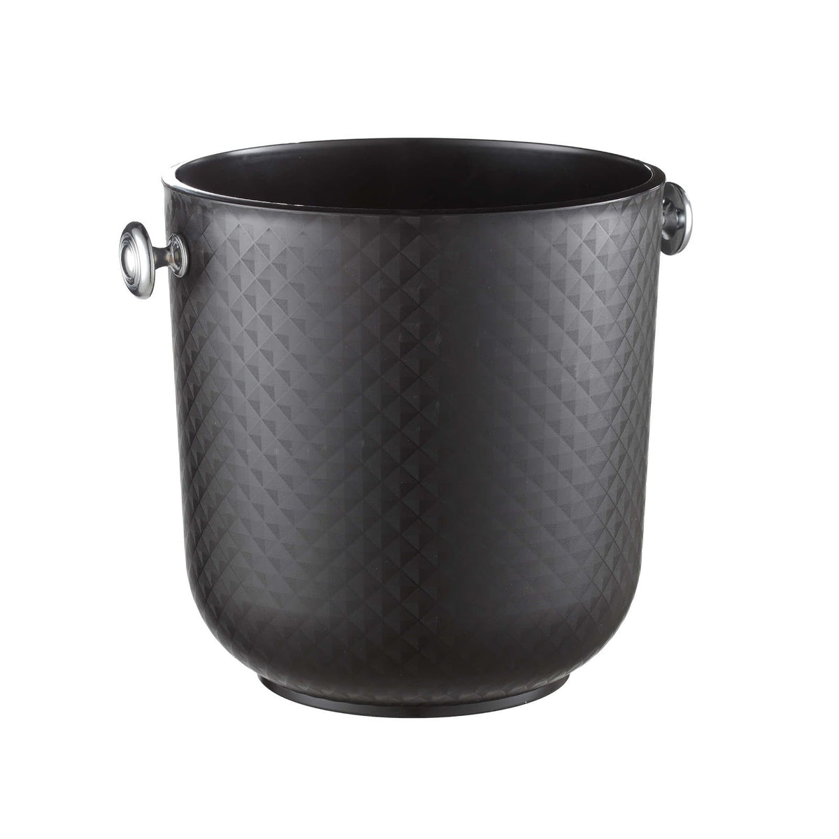 Diamante Secchiello Portachampagne in Polipropilene Nero 4,5 L