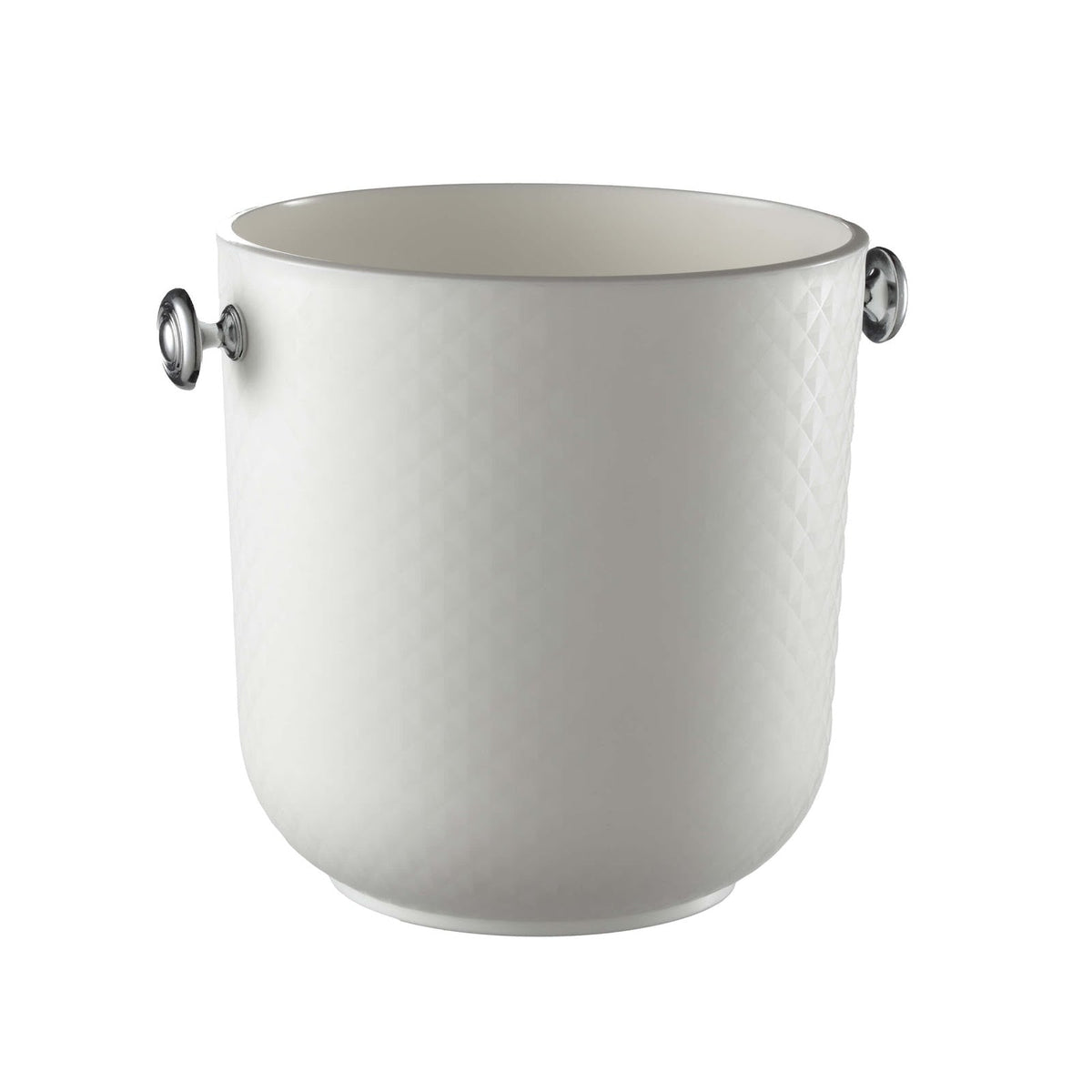 Diamante Secchiello Portachampagne in Polipropilene Bianco 4,5 L