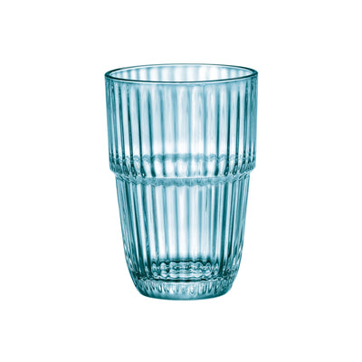 Bormioli Rocco Barshine Bicchiere Long Drink Ice Temperato Impilabile 38 cl 6 Pezzi