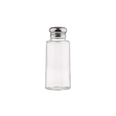 Spargisale e Pepe in Vetro con Capsula Inox 6 cl H 10 cm 24 Pezzi