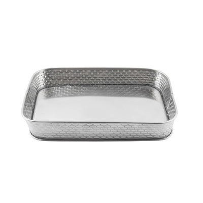 Brickhouse Vassoio Rettangolare Inox 28x18,5 cm H 3 cm