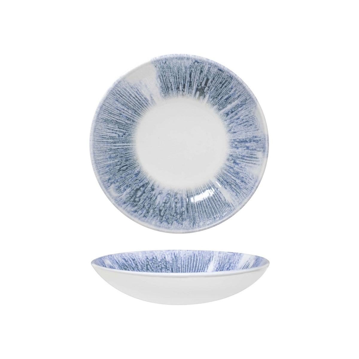 Churchill Lyra Blue Piatto Fondo 18,2 cm 6 Pezzi