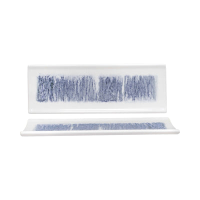 Churchill Lyra Blue Vassoio Rettangolare 24,7x8,8 cm 6 Pezzi