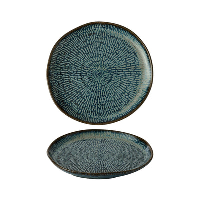 Churchill Envisage Cascade Sapphire Blue Piatto Frutta 21,5 cm 6 Pezzi