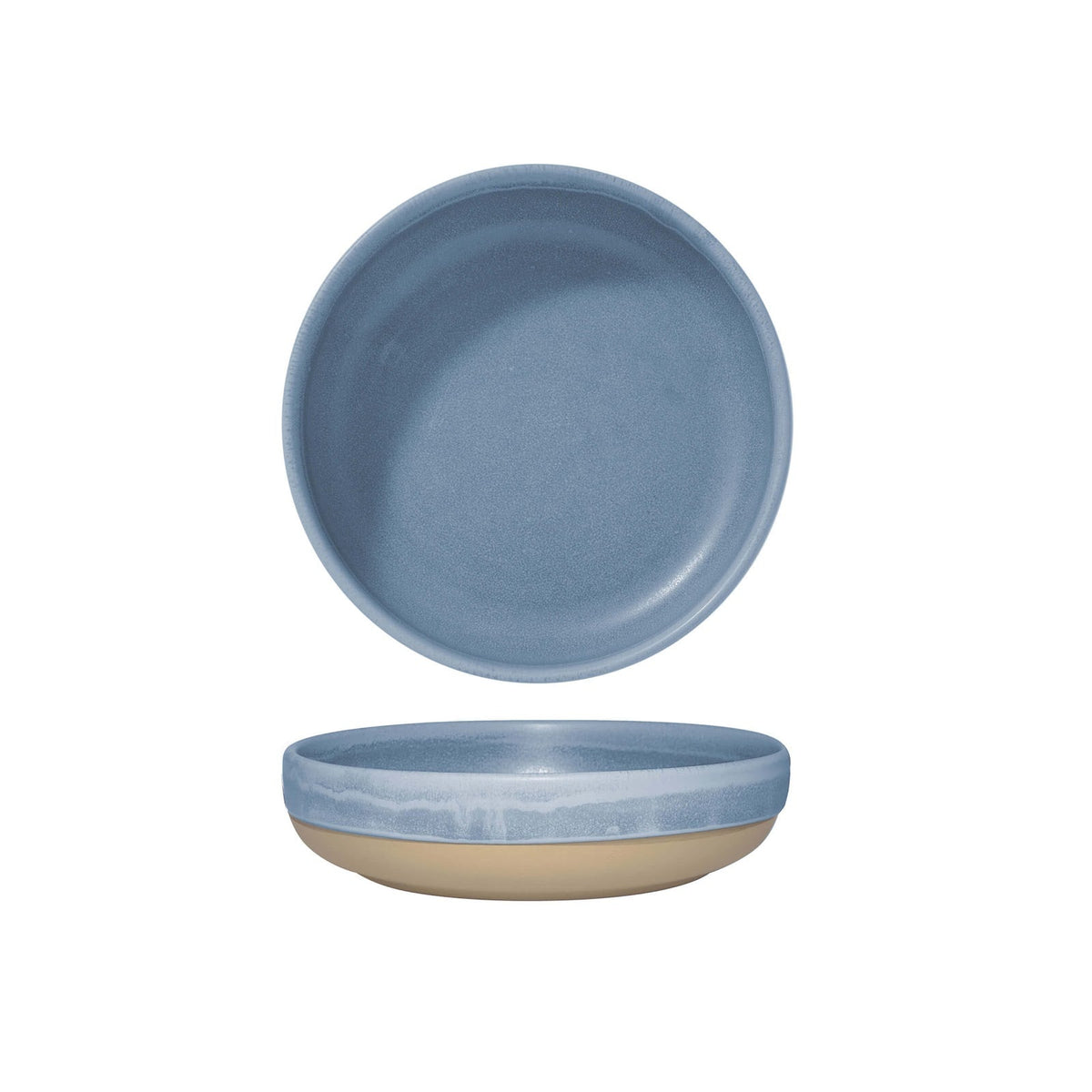 Churchill Emerge Oslo Blue Coppa Impilabile Ceramica Ø17 cm H4,5 6 Pezzi