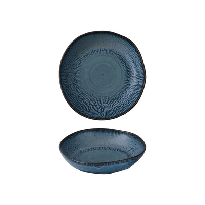 Churchill Envisage Cascade Sapphire Blue Piatto Fondo Ø21,5 cm 6 Pezzi