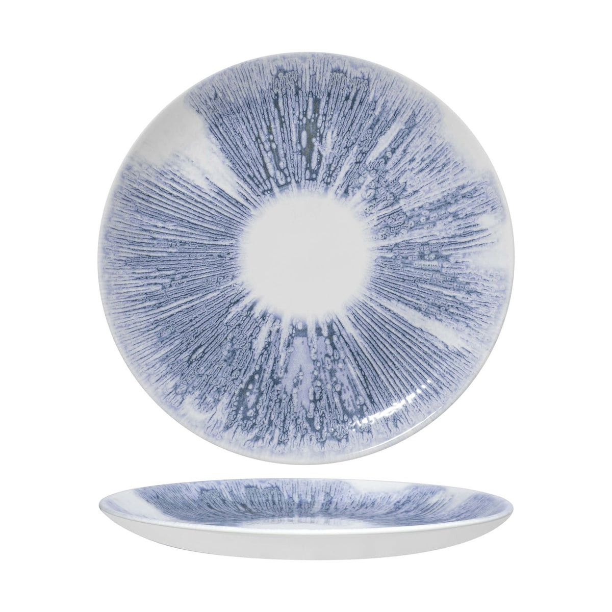 Churchill Lyra Blue Piatto Piano Ø 28,8 cm 12 Pezzi