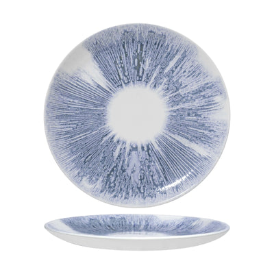Churchill Lyra Blue Piatto Piano Ø 28,8 cm 12 Pezzi