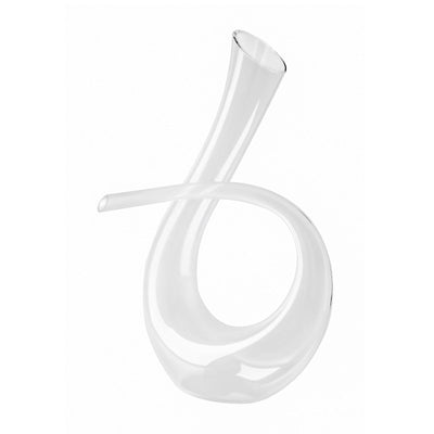 Plume Caraffa Decantazione Vetro Cristallino Soffiato a Bocca 0,75-1,3 L