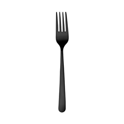 Oslo Black Forchetta da Tavola Acciaio Inox 18/10 Nero 12 Pezzi