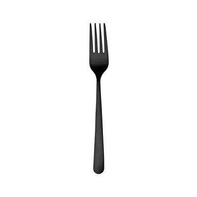 Oslo Black Forchetta da Frutta Acciaio Inox 18/10 Nero 12 Pezzi