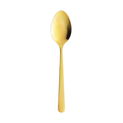 Oslo Gold Cucchiaio da Tavola Acciaio Inox 18/10 PVD Oro Lucido 12 Pezzi