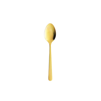 Oslo Gold Cucchiaino Caffè Acciaio Inox 18/10 PVD Oro Lucido 12 Pezzi