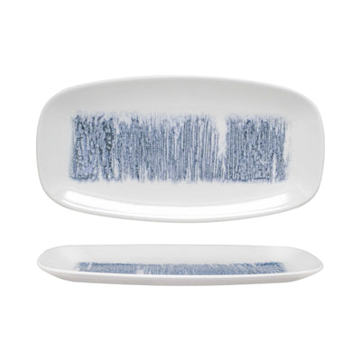 Churchill Lyra Blue Vassoio Rettangolare 29,8x15,3 cm 12 Pezzi