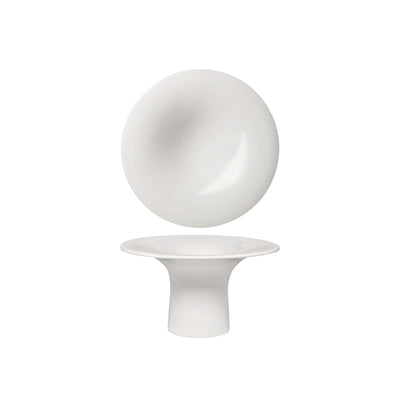 50's Era Piatto Alzata Gourmet Magnesium Porcelain 14 cm H 7,8 4 Pezzi
