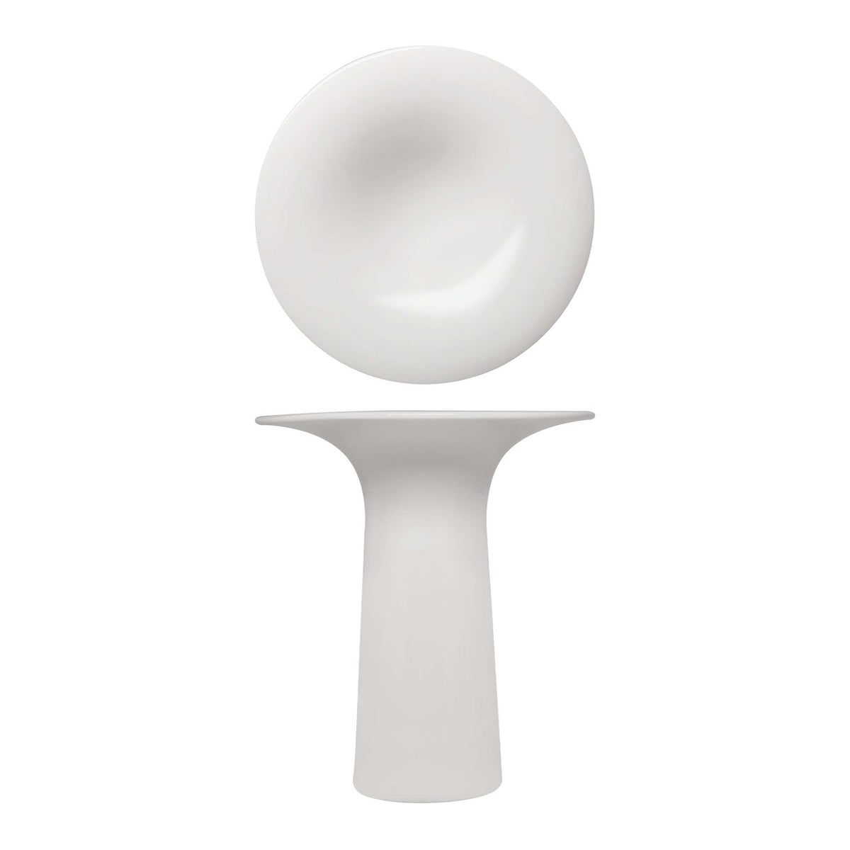 50's Era Piatto Alzata Gourmet Magnesium Porcelain 14 cm H 16 2 Pezzi