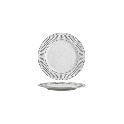 Acropoli Piatto Pane in Stoneware Reactive Color 13 cm 6 Pezzi