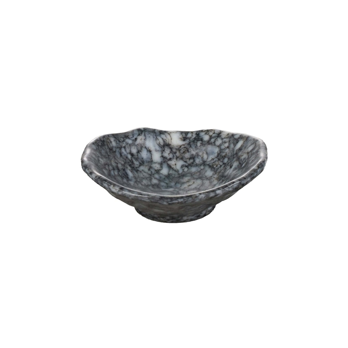 Granito Coppetta Ovale Svasata in Melamina 8,7x8,2 cm 12 Pezzi