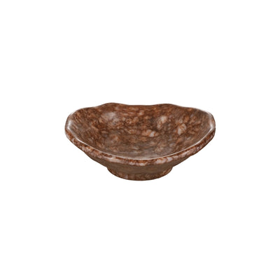 Marmo Coppetta Ovale Svasata in Melamina 8,7x8,2 cm 13 Pezzi